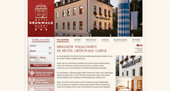 Desktop Screenshot of hotel-gruenwald.de